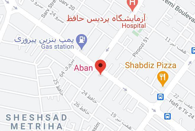 Birjand - Aban Hotel Maps