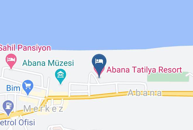 Abana Tatilya Resort Hotel Map