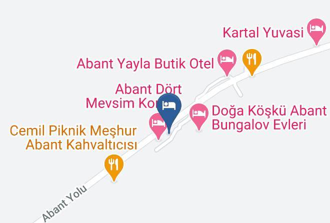 Abant Dere Otel Map