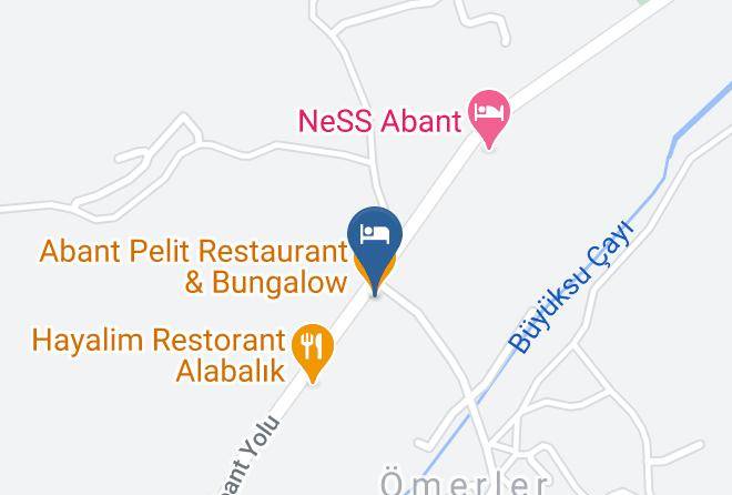 Bolu - Abant Pelit Restaurant & Bungalow Maps