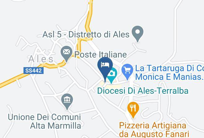 Oristano - Abas Ristorante Pizzeria Affittacamere Maps