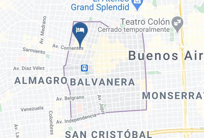 Balvanera - Abasto Hotel Buenos Aires Maps