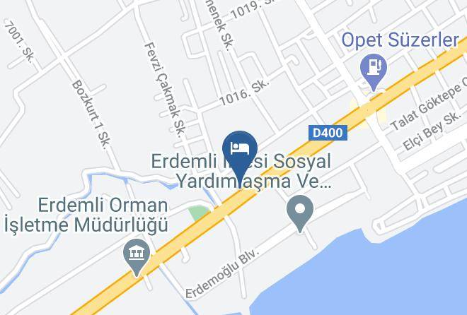 Erdemli - Bros Otel Maps