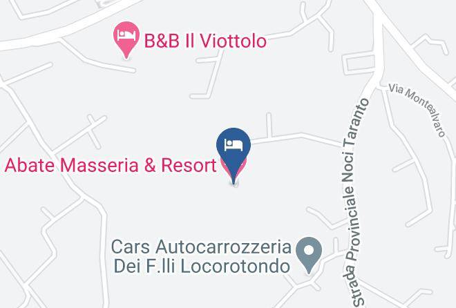 Bari - Abate Masseria & Resort Maps