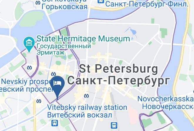 Saint Petersburg - Abazhur Na Fontanke Maps
