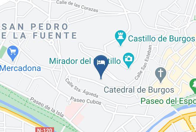 Burgos - Abba Burgos Hotel Maps