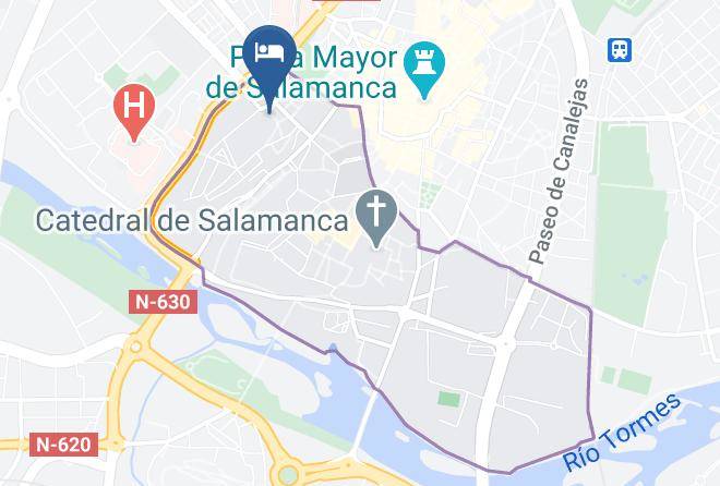 Salamanca - Abba Fonseca Hotel Maps