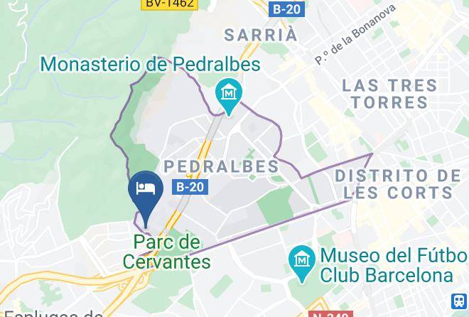 Barcelona - Abba Garden Hotel Maps