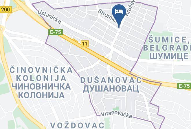 Belgrade City - Abba Hotel Maps