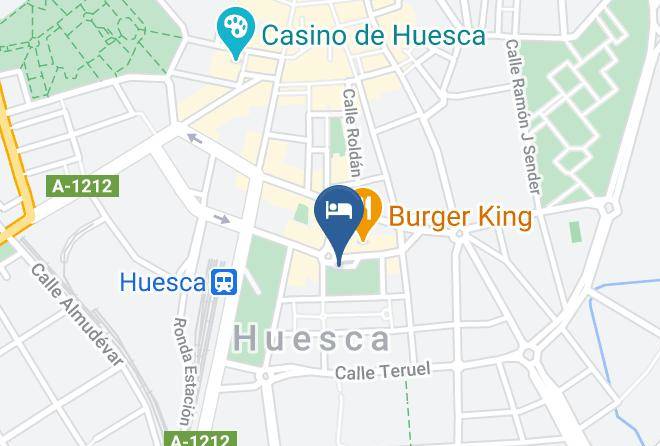 Abba Huesca Hotel Map