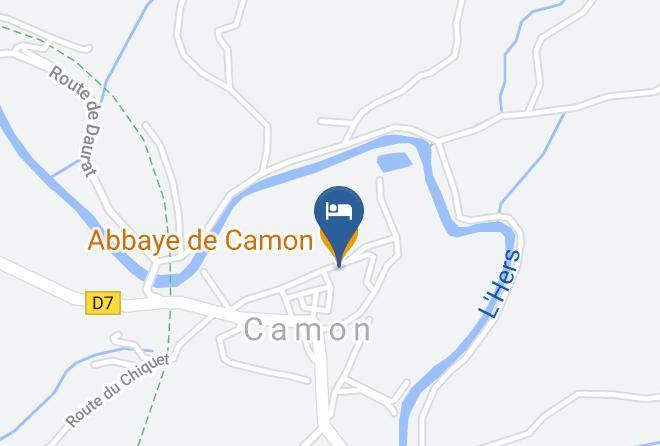 Ariege - Abbaye De Camon Maps