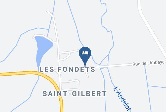 Allier - Abbaye De Saint Gilbert L' Maps