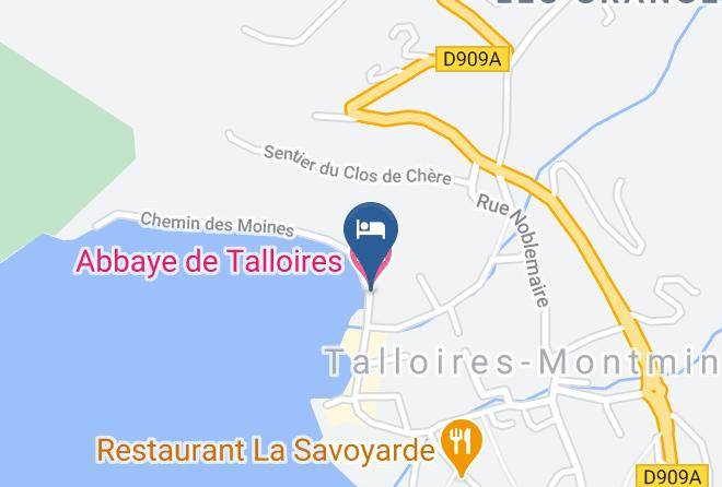 Haute Savoie - Abbaye De Talloires Maps