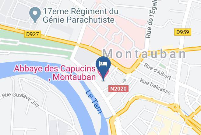 Tarn Et Garonne - Abbaye Des Capucins Montauban Maps