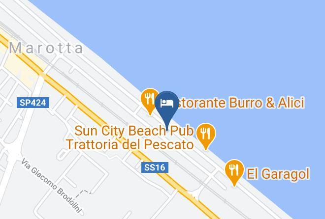 Pesaro And Urbino - Abbazia Club Hotel Marotta Maps