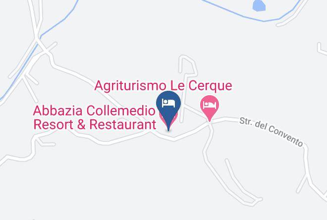 Abbazia Collemedio Resort & Restaurant Map