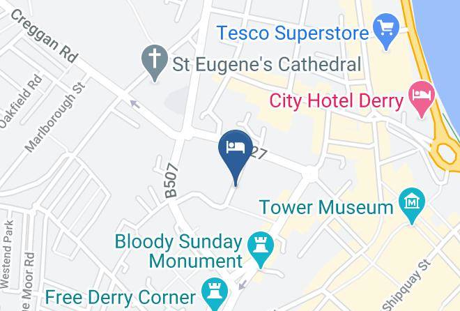 Derry Strabane - Abbey Bed And Breakfast Maps