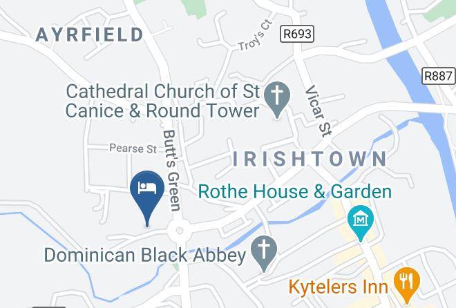 Kilkenny - Abbeylodge Bed And Breakfast Maps