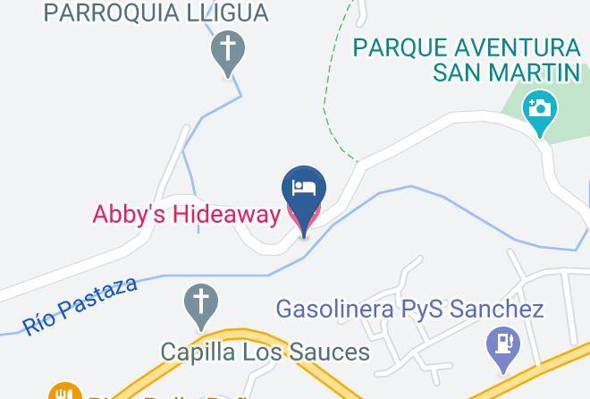 Banos De Agua Santa - Abby's Hideaway Maps