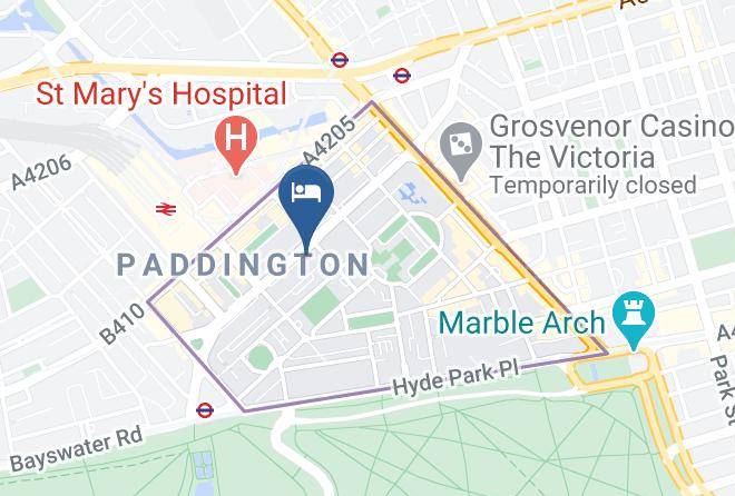 London - Abc Hyde Park Hotel Maps