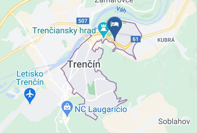 Trencin - Abc Ubytovna Trencin Maps