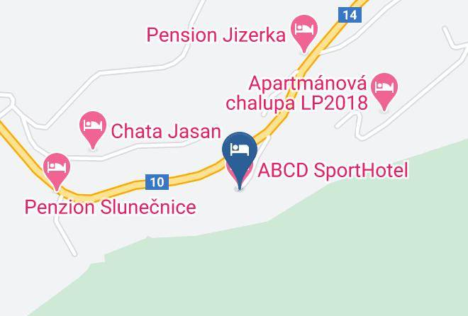 Jablonec Nad Nisou - Abcd Sporthotel Maps