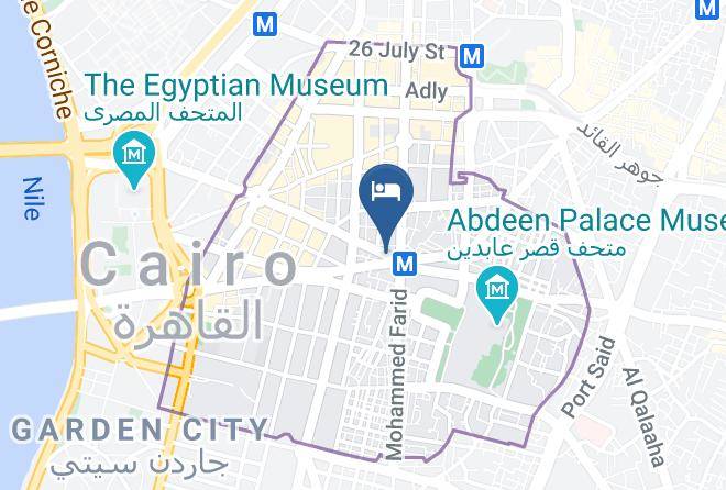 Abdeen Palace Hotel Cairo Map