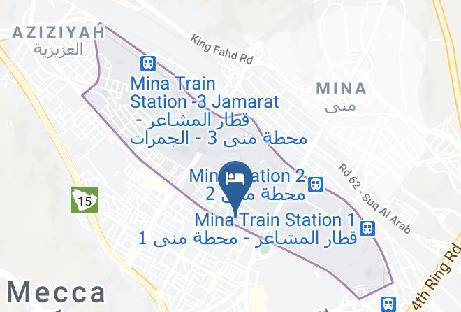 Mecca - Abeer Al Azizia Hotel Maps