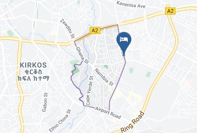 Addis Ababa - Abegaz Hotel Maps
