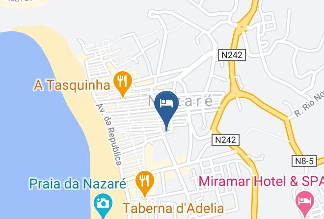 Nazare - Abegoarias Holidays Nazare Inn Maps