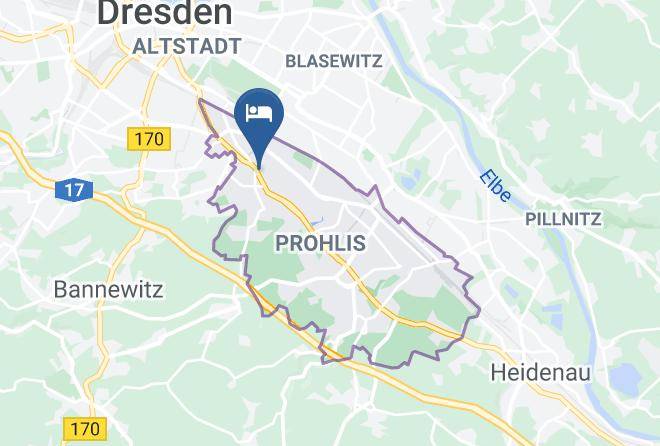 Dresden - Abendrot Pension Maps