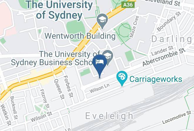 Sydney - Abercrombie Student Accommodation Maps