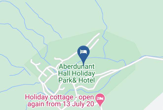 Gwynedd - Aberdunant Hall Holiday Park & Hotel Maps