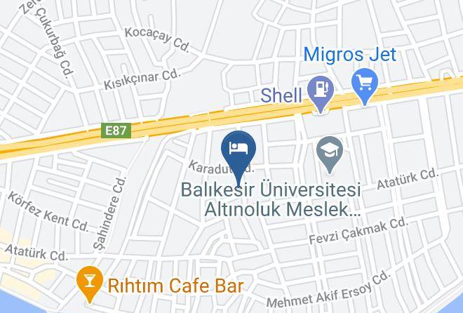 Edremit - Kutlu Aile Pansiyonu Maps