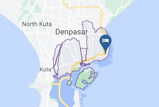Denpasar - Abian Harmony Hotel Maps