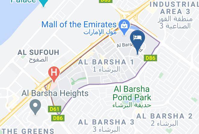 Dubai - Abidos Hotel Maps