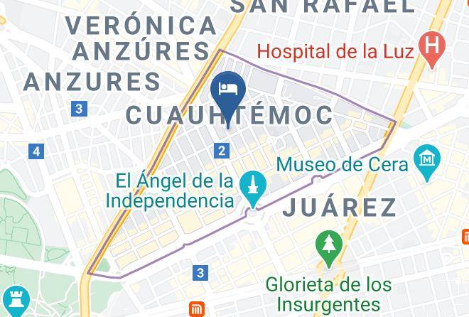 Cuauhtemoc - Abitaciones Amuebladas Centro Cd Mx Maps