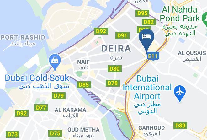 Dubai - Abjar Grand Hotel Maps