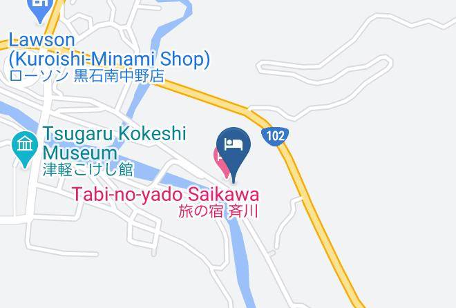 Kuroishi City - Abo Onsen Minshuku Maps
