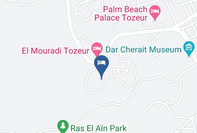 Tunisia - Abou Nawas Hotel Maps