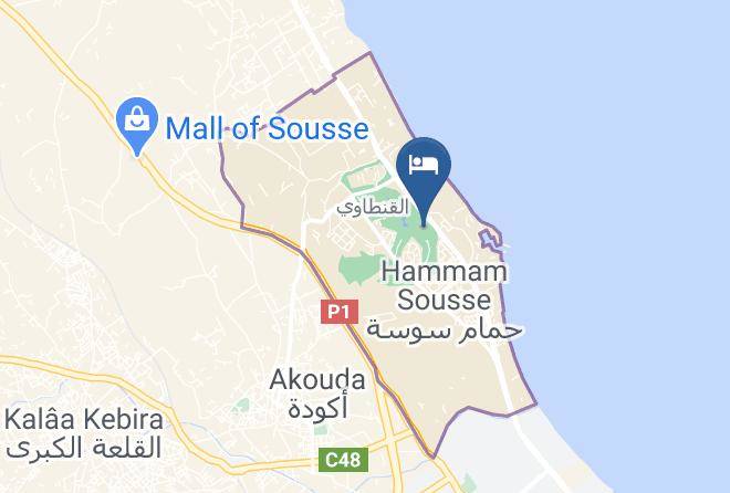 Abou Sofiane Hotel Map - Tunisia