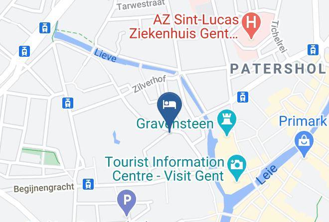 East Flanders - Abrahams Prinsenhof & Abrahams Huis Maps