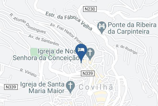 Covilha - Abrigo Da Estrela Maps