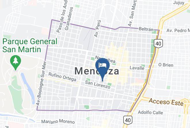 Mendoza - Abril Hotel Boutique Maps
