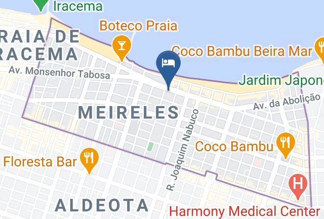 Fortaleza - Abrolhos Praia Hotel Maps