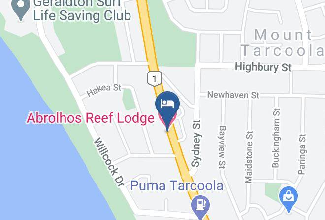 Greater Geraldton - Abrolhos Reef Lodge Maps