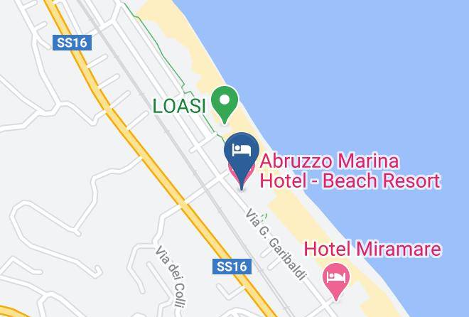 Teramo - Abruzzo Marina Hotel Beach Resort Maps