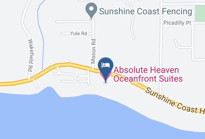 Sunshine Coast - Absolute Heaven Oceanfront Suites Maps