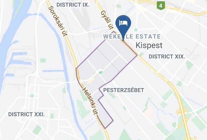 Budapest 20 Kerulet - Abszolut Grasham Panzio Maps