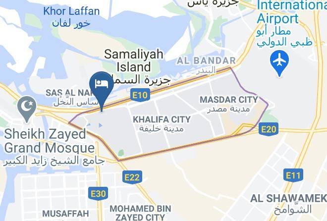 Abu Dhabi - Abu Dhabi Golf Club Maps